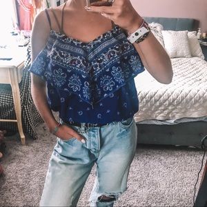 American Eagle Scarf Top
